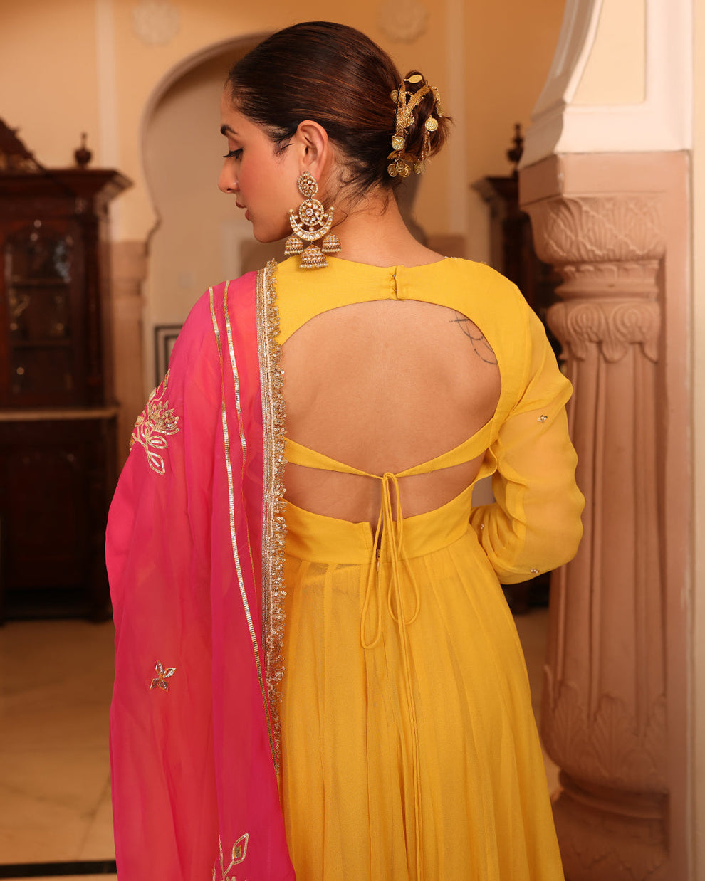 Janhvi Yellow Suit Set