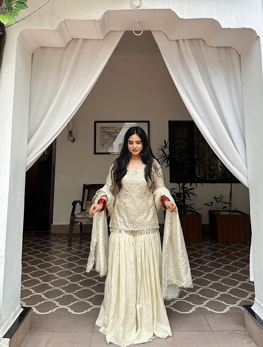 Velvet Vaani  Sharara Suit Set