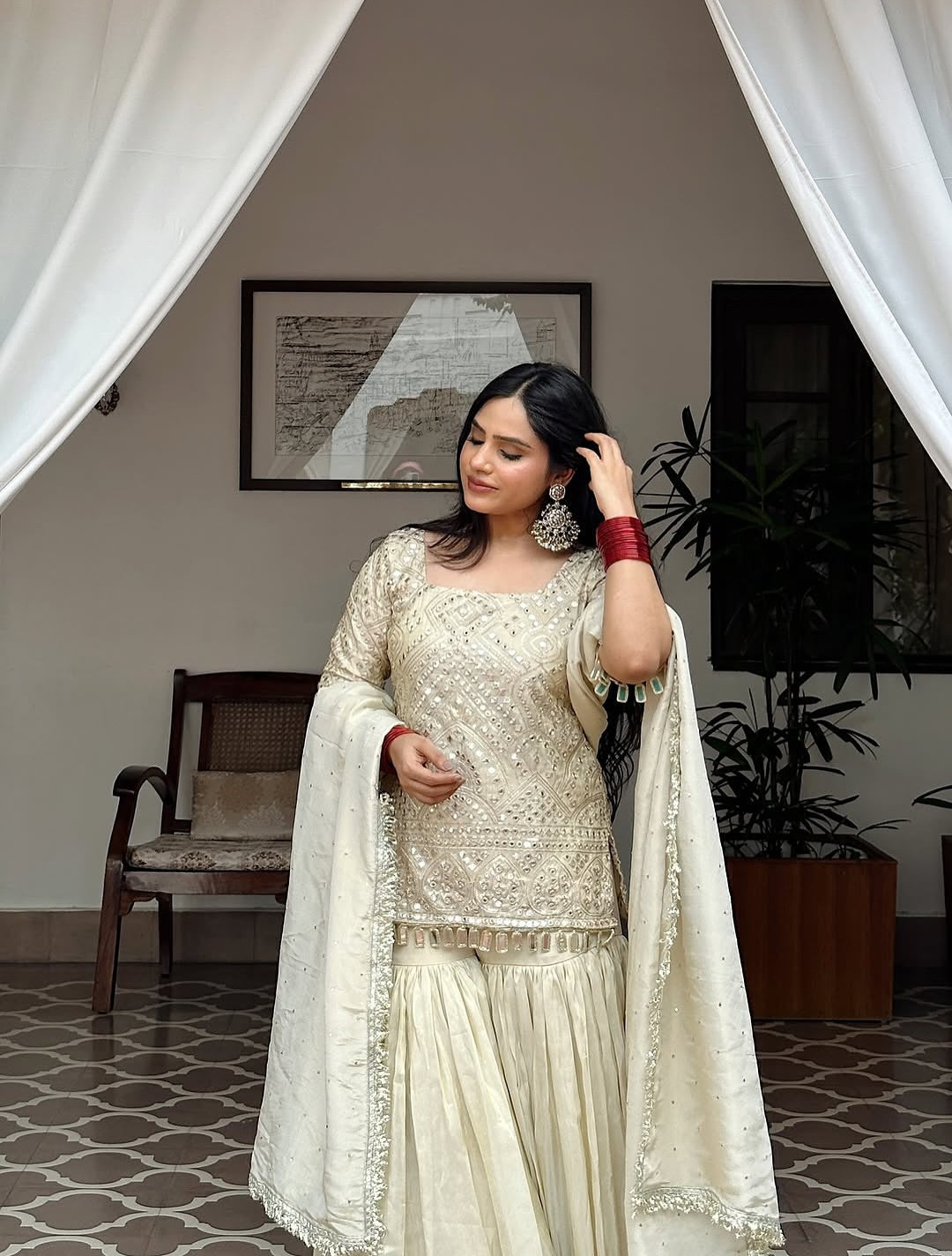 Velvet Vaani  Sharara Suit Set