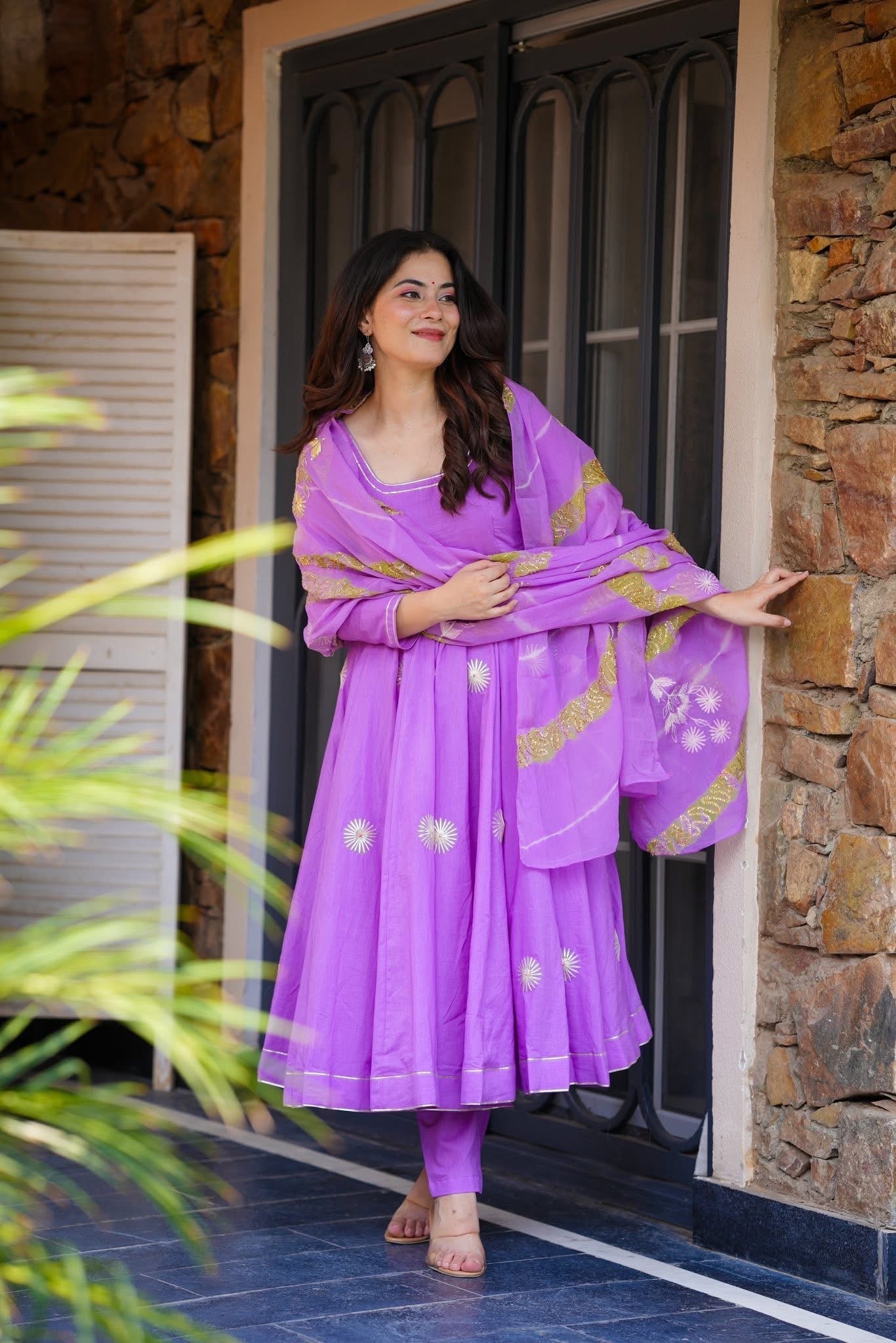 Ziya Purple Kurta Set