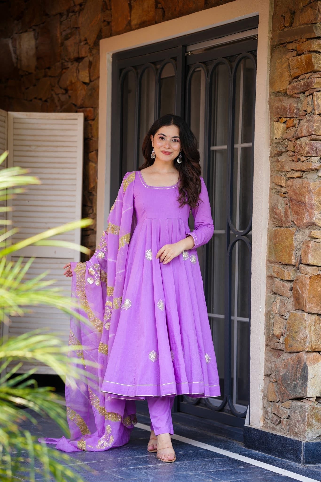 Ziya Purple Kurta Set