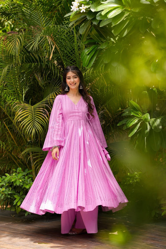 Boho Rosette Palazzo Set