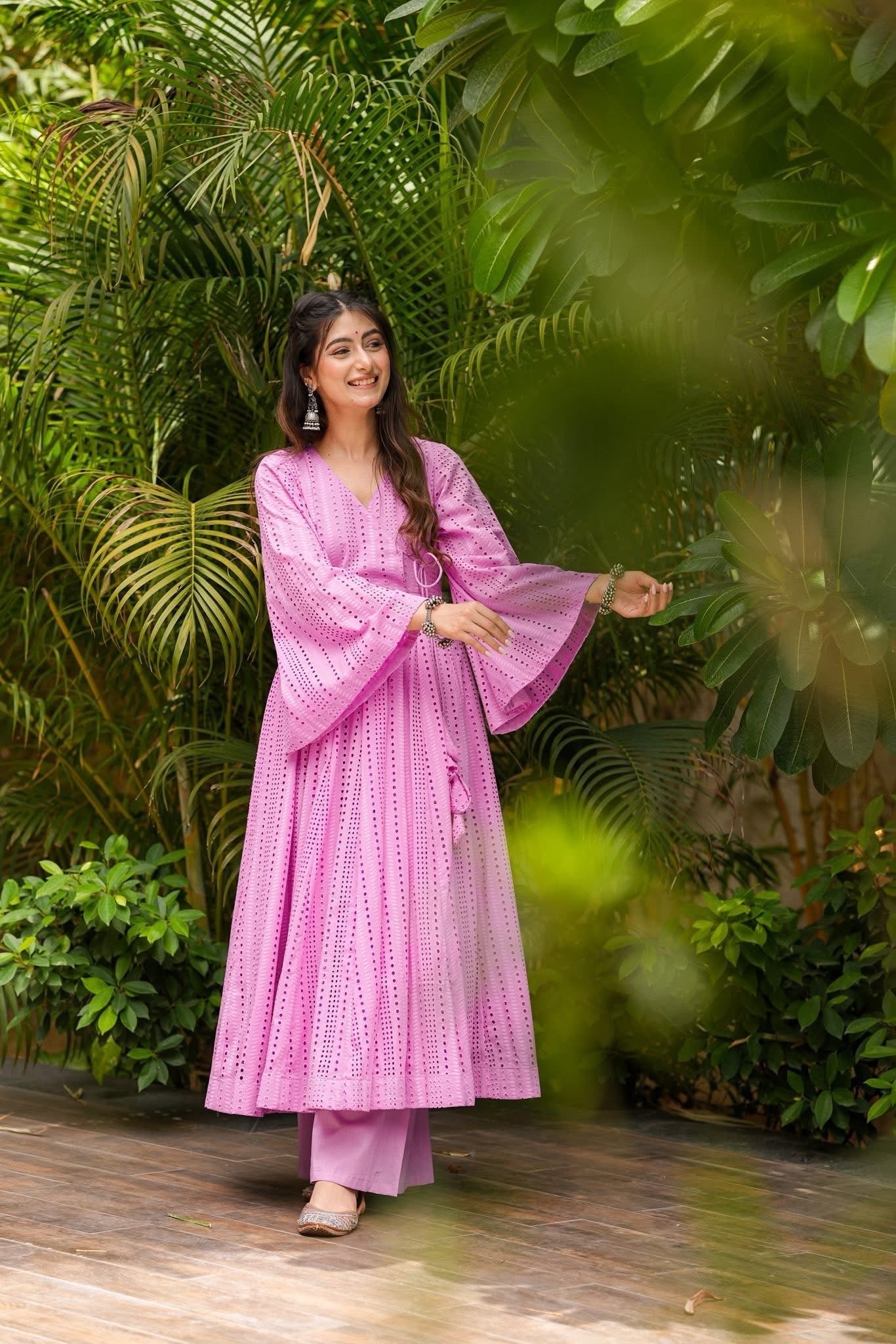 Boho Rosette Palazzo Set