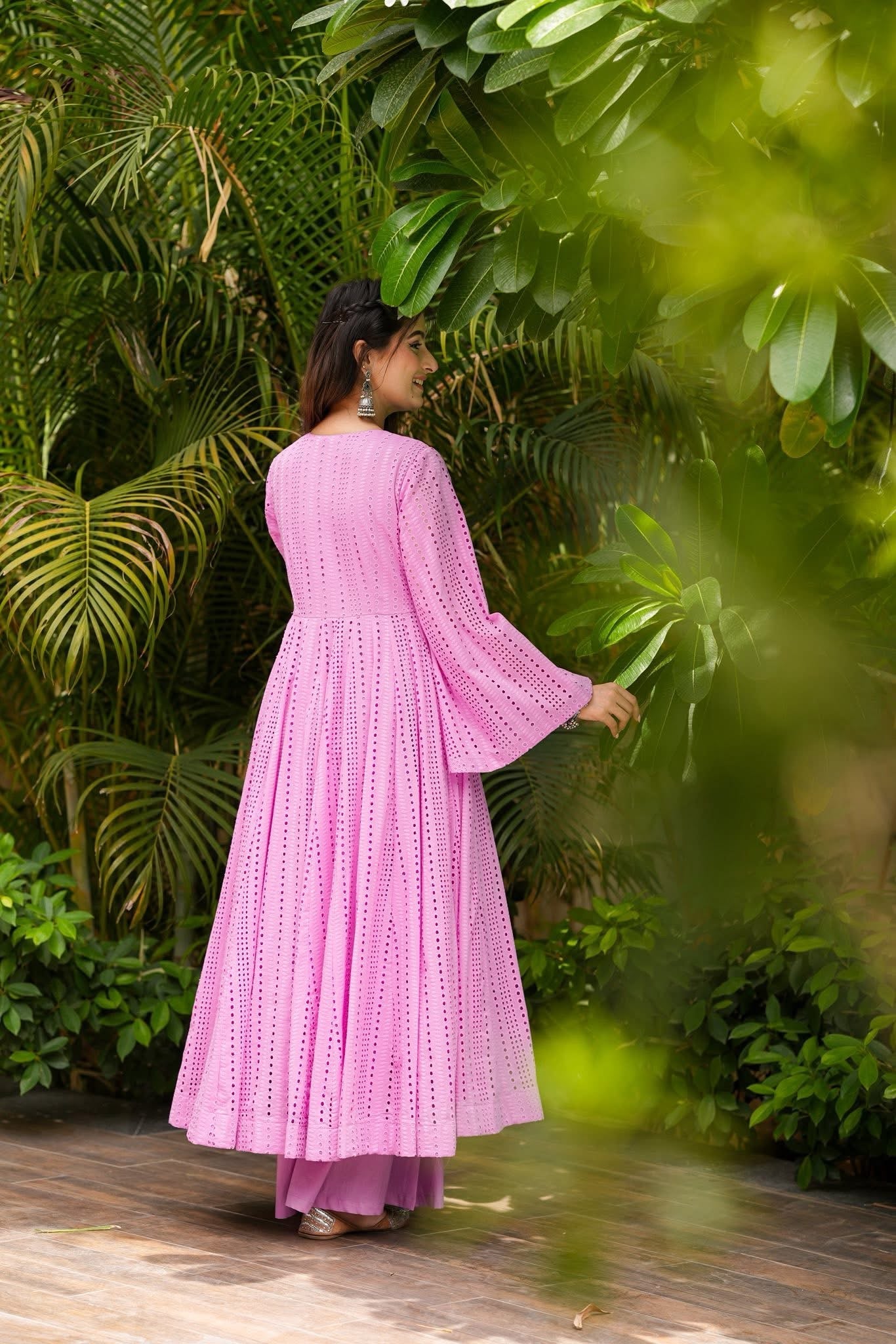 Boho Rosette Palazzo Set