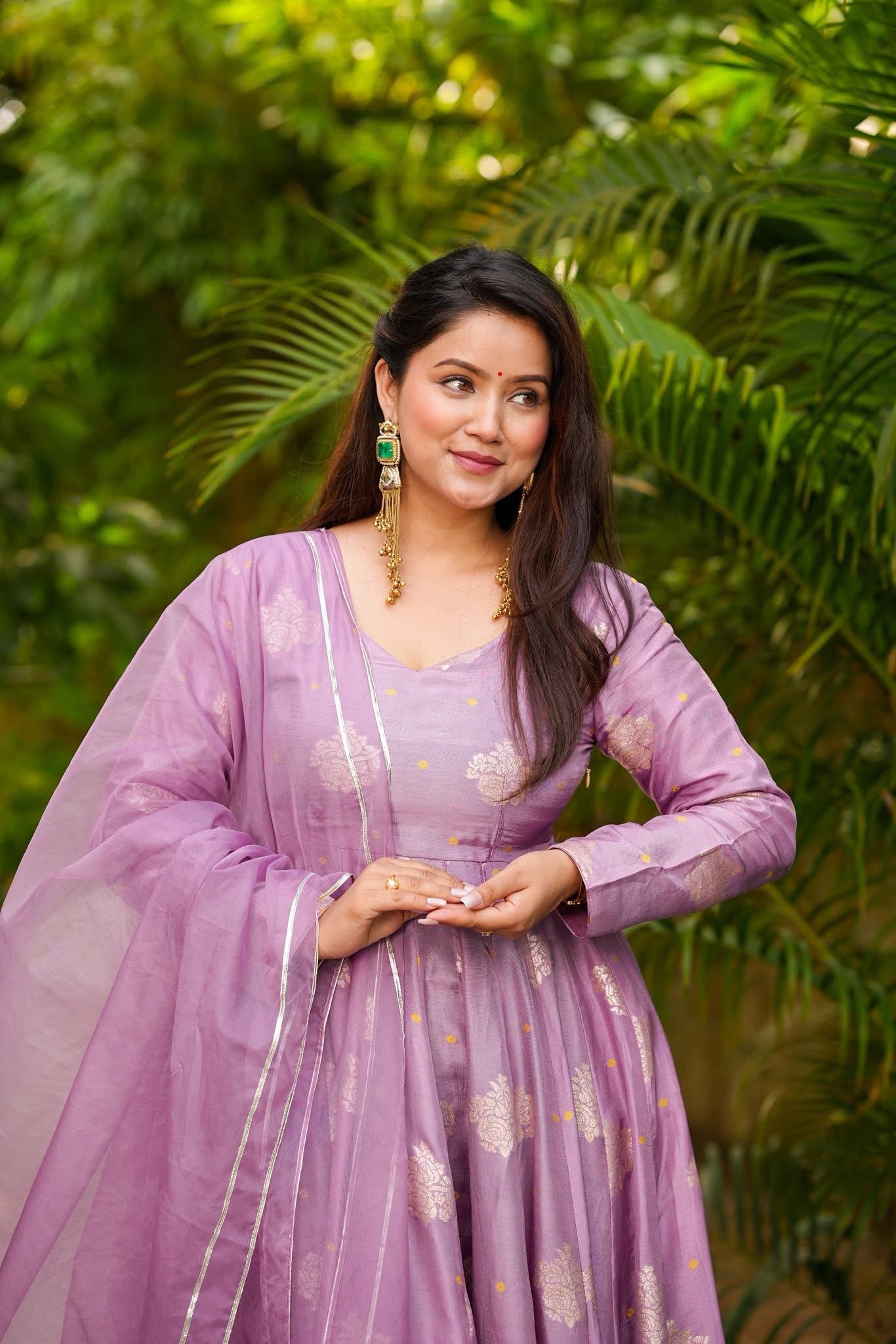 Arohi Mauve Suit Set