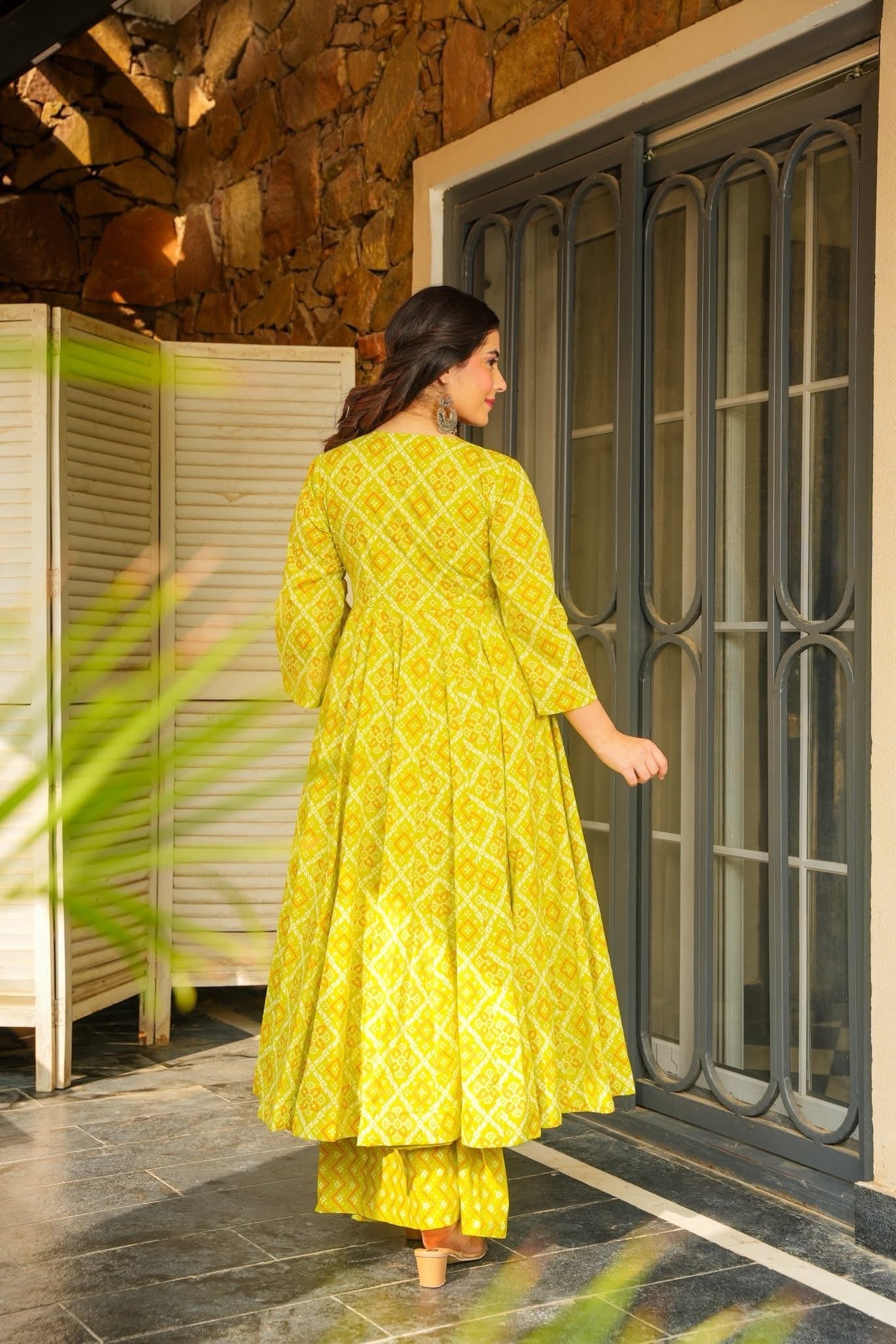 Aangan Prsim Kurta Palazzo Set