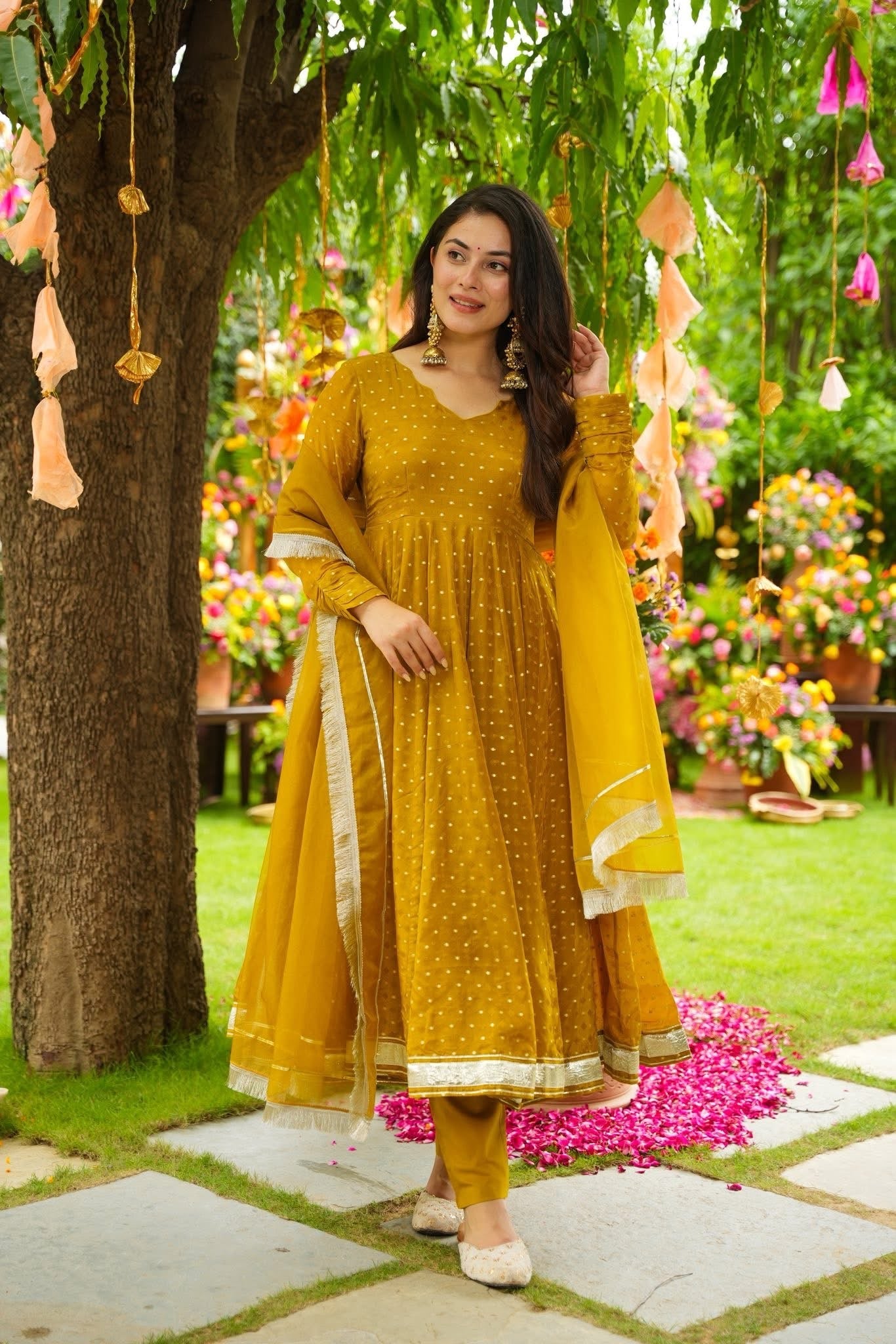Zesta Mustard Suit Set