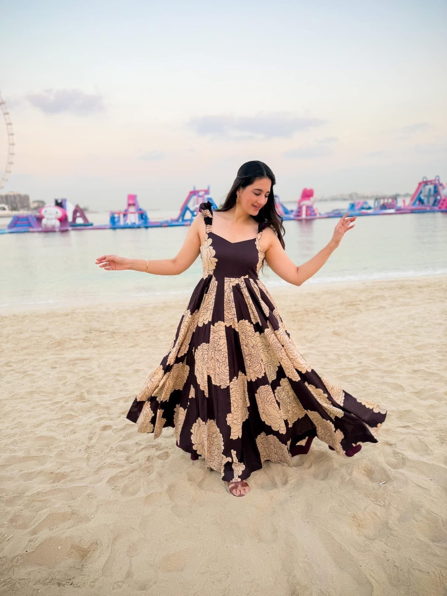 Artistry pearl cotton maxi