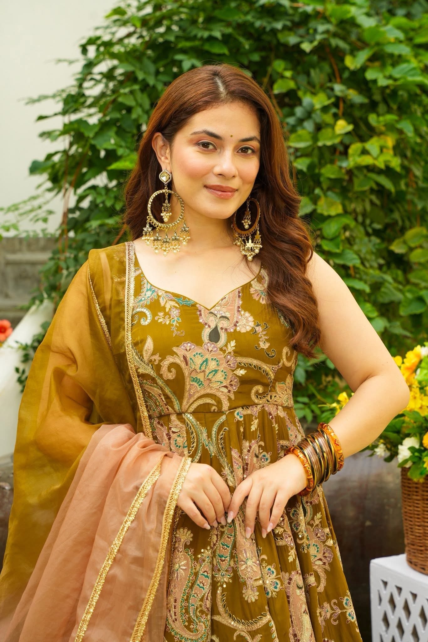 Tajwar Walnut Festive Suit Set