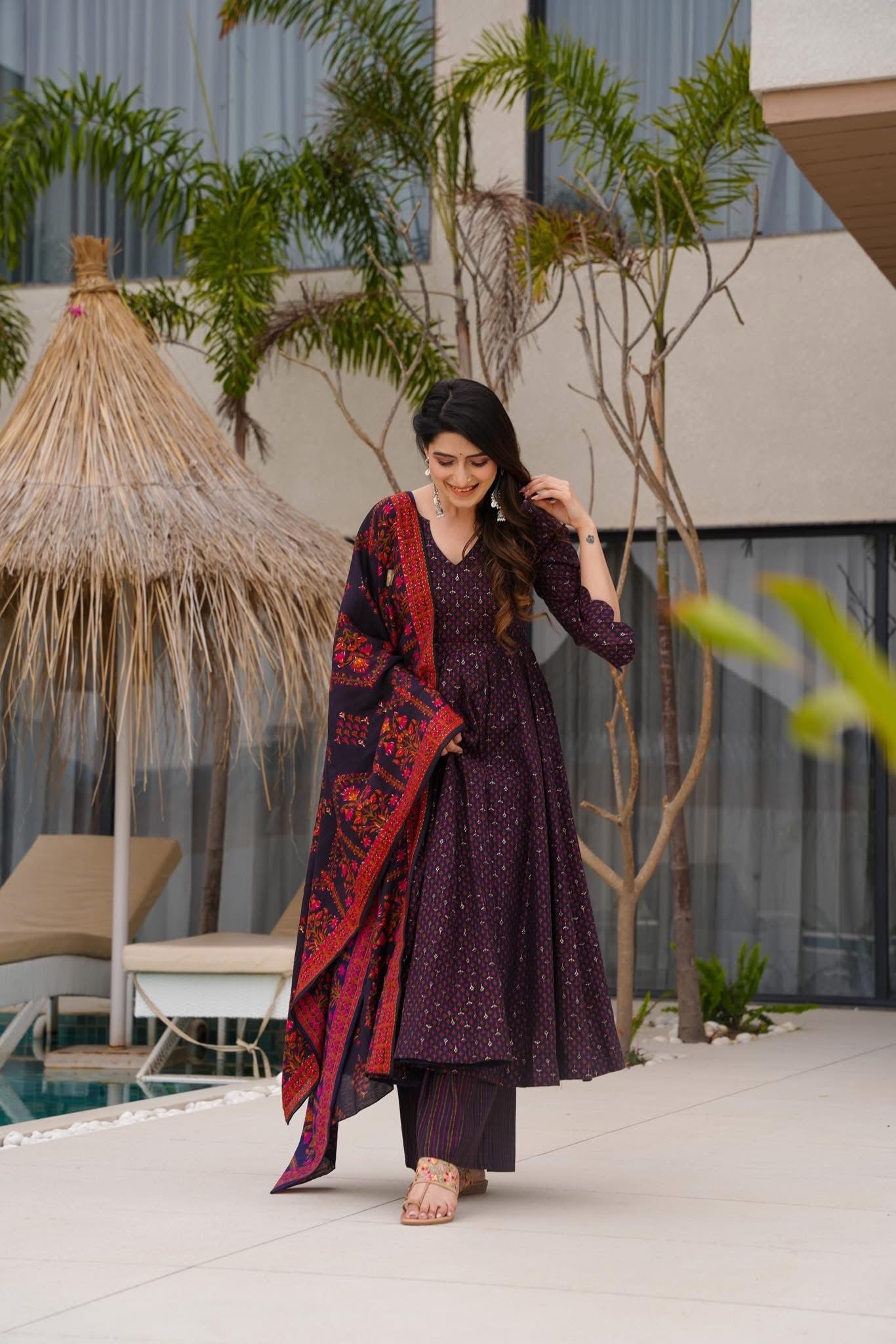 Anamika Muslin Suit Set