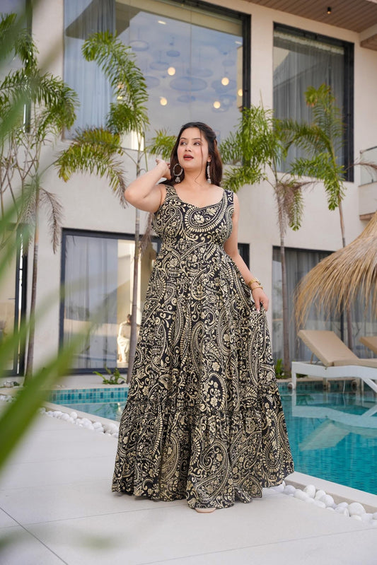 Victorian Cotton Maxi Dress