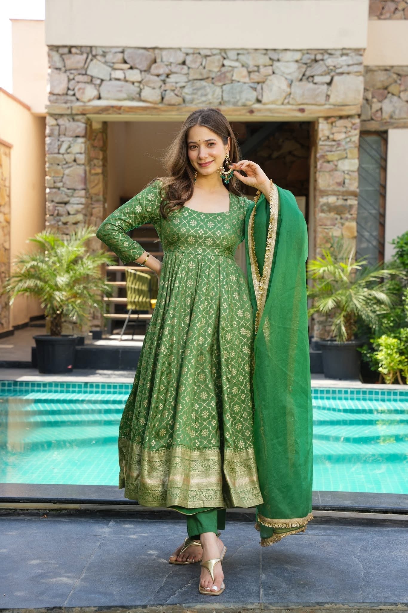 Anaya Silk Suit Set