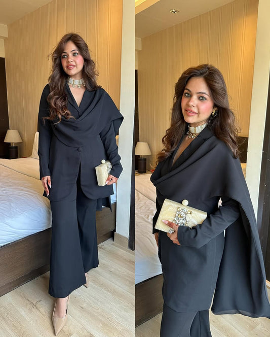 Midnight Black Luxe Co-ord