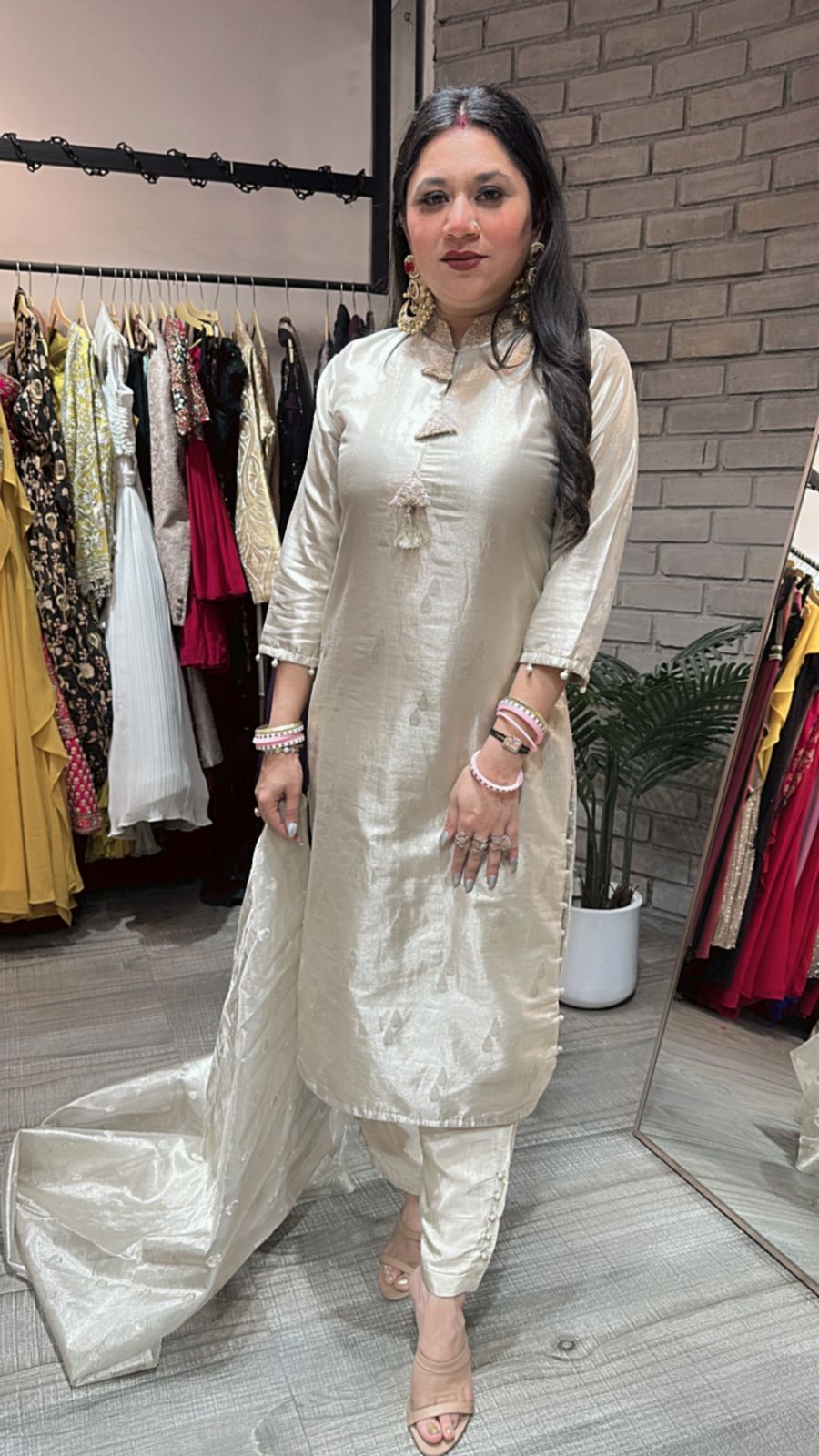 Chand Heavy Dupatta suit