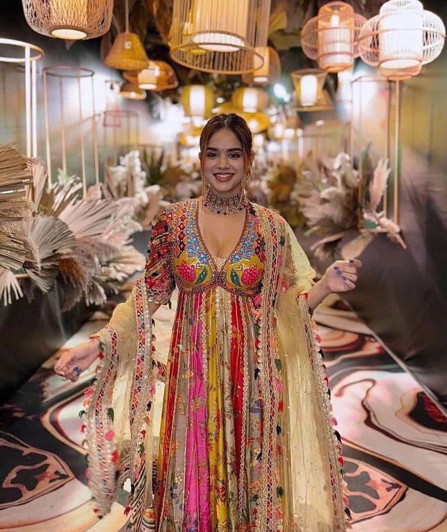 Nikki Multicolor Boho Anarkali Set