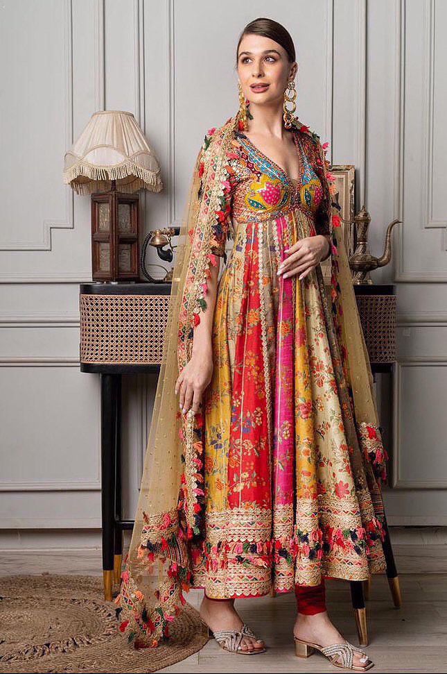 Nikki Multicolor Boho Anarkali Set