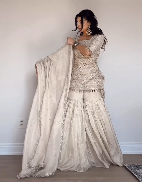 Bold & Beautiful  Haldi Sharara Look