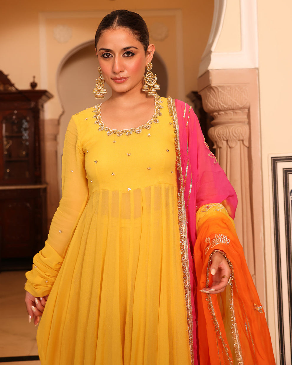 Janhvi Yellow Suit Set