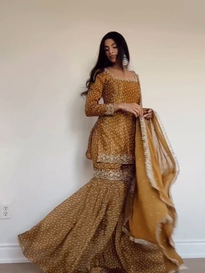 Sitara Sheen  Sharara Suit Set