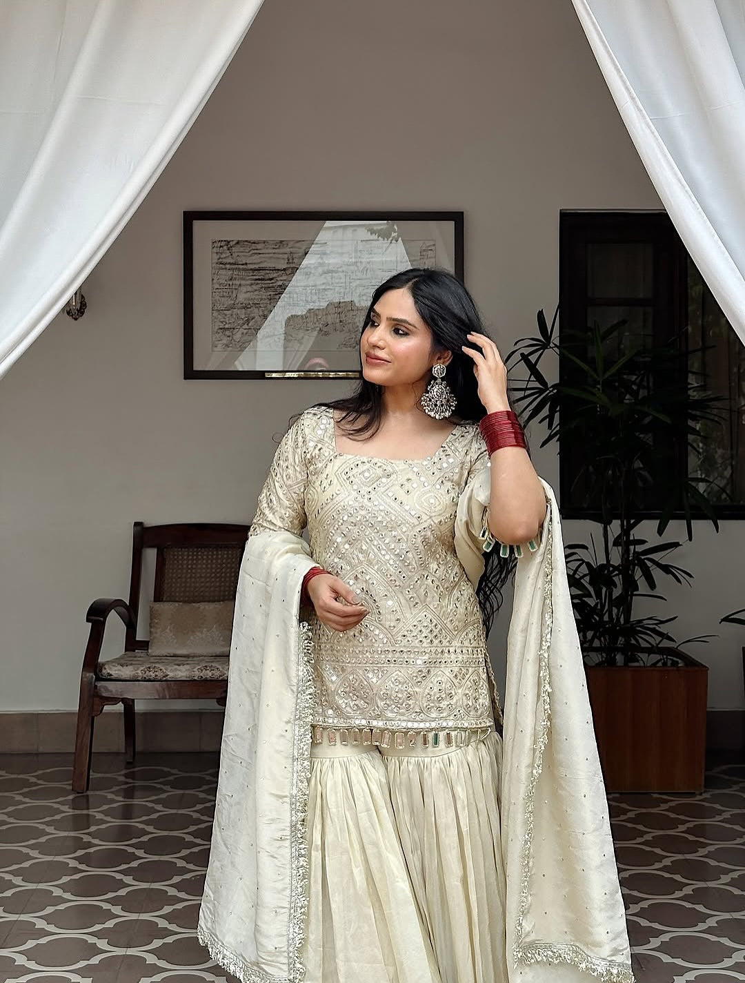 Velvet Vaani  Sharara Suit Set