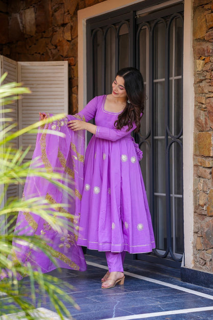 Ziya Purple Kurta Set