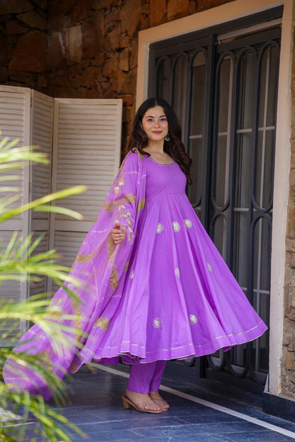 Ziya Purple Kurta Set