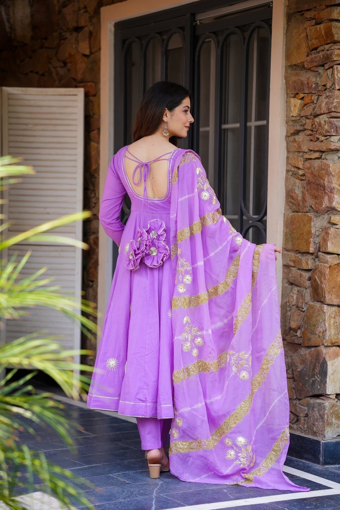 Ziya Purple Kurta Set
