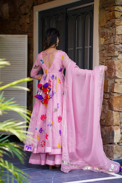 Jaipuri Petals Suit Set