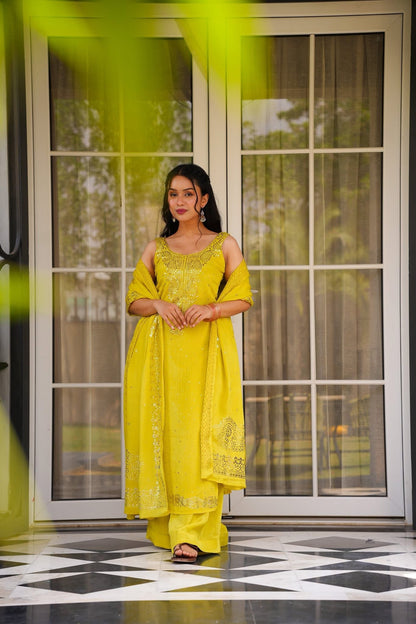 Lemon Luxe Kurta Set