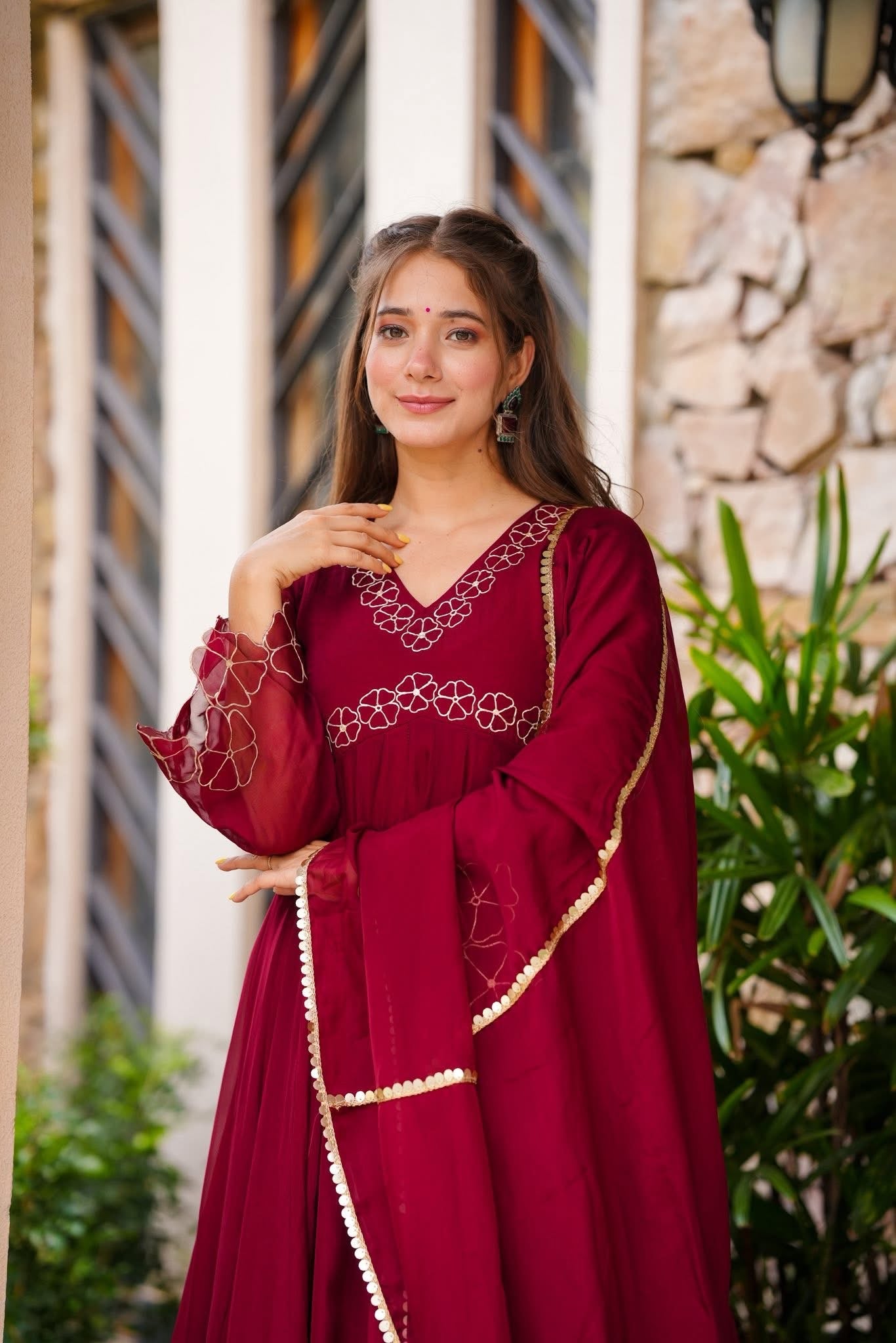 Wine Royale Suit Set