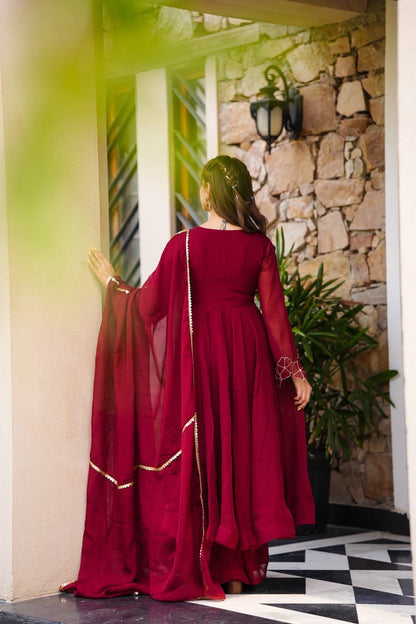 Wine Royale Suit Set