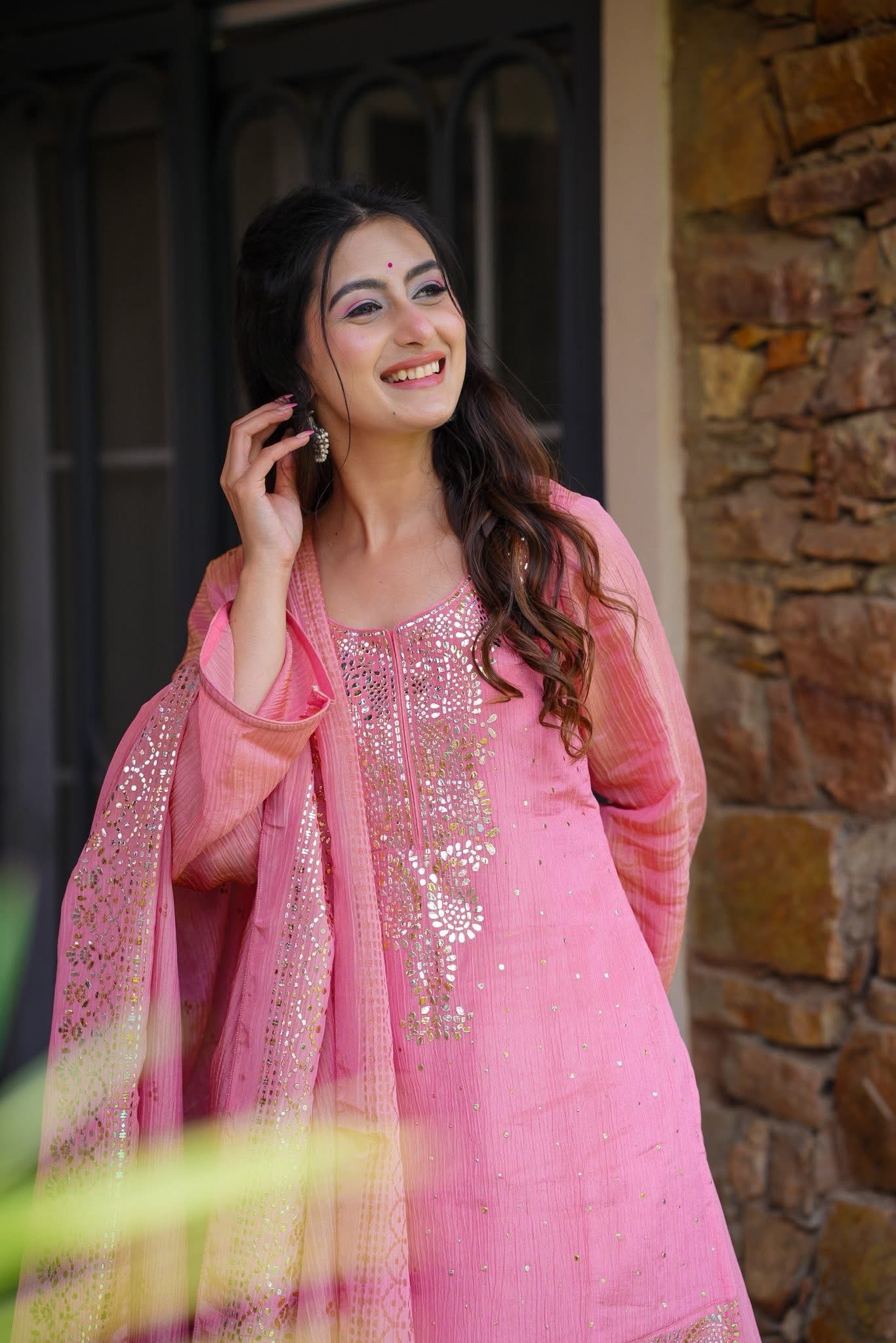 Nilofer Cosmos Kurta Set