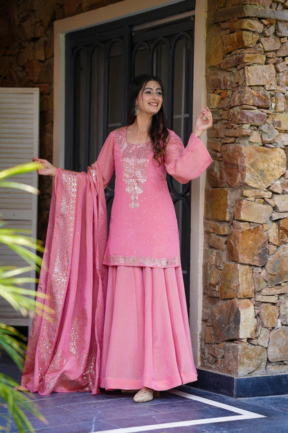Nilofer Cosmos Kurta Set