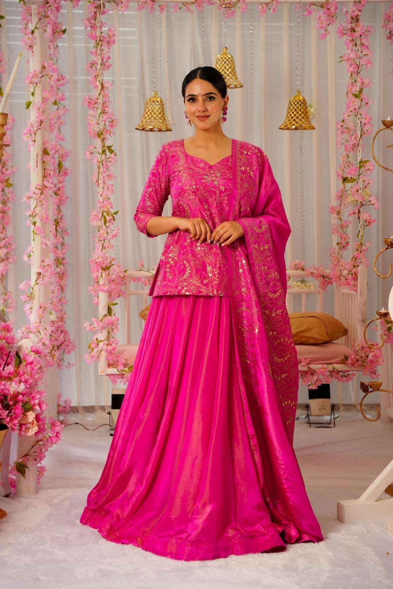 Sovereign pink lehenga choli set