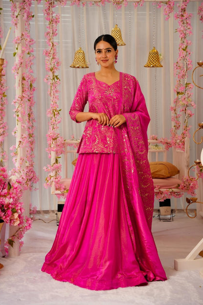 Sovereign pink lehenga choli set