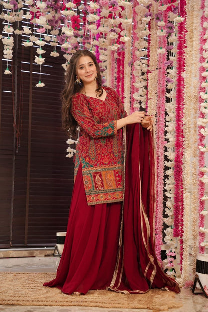 Juliet embroidered suit set