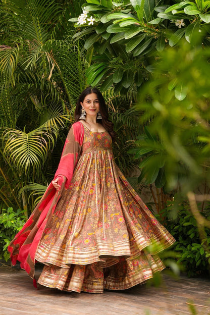 Sayra Muslin Suit Set