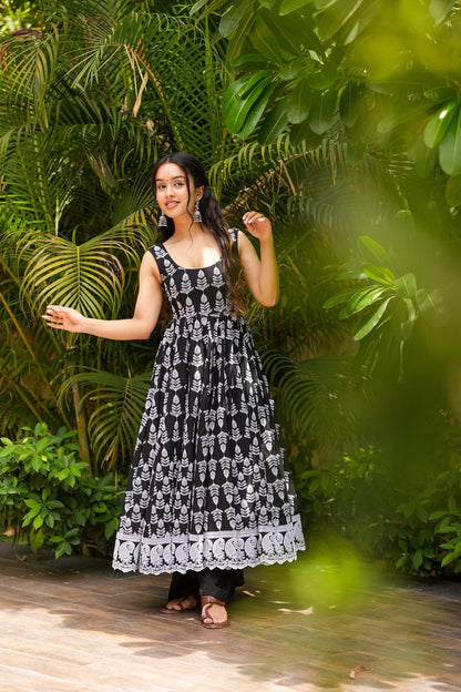 Siyaahi Black Kurta Palazzo Set