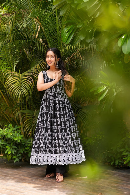Siyaahi Black Kurta Palazzo Set