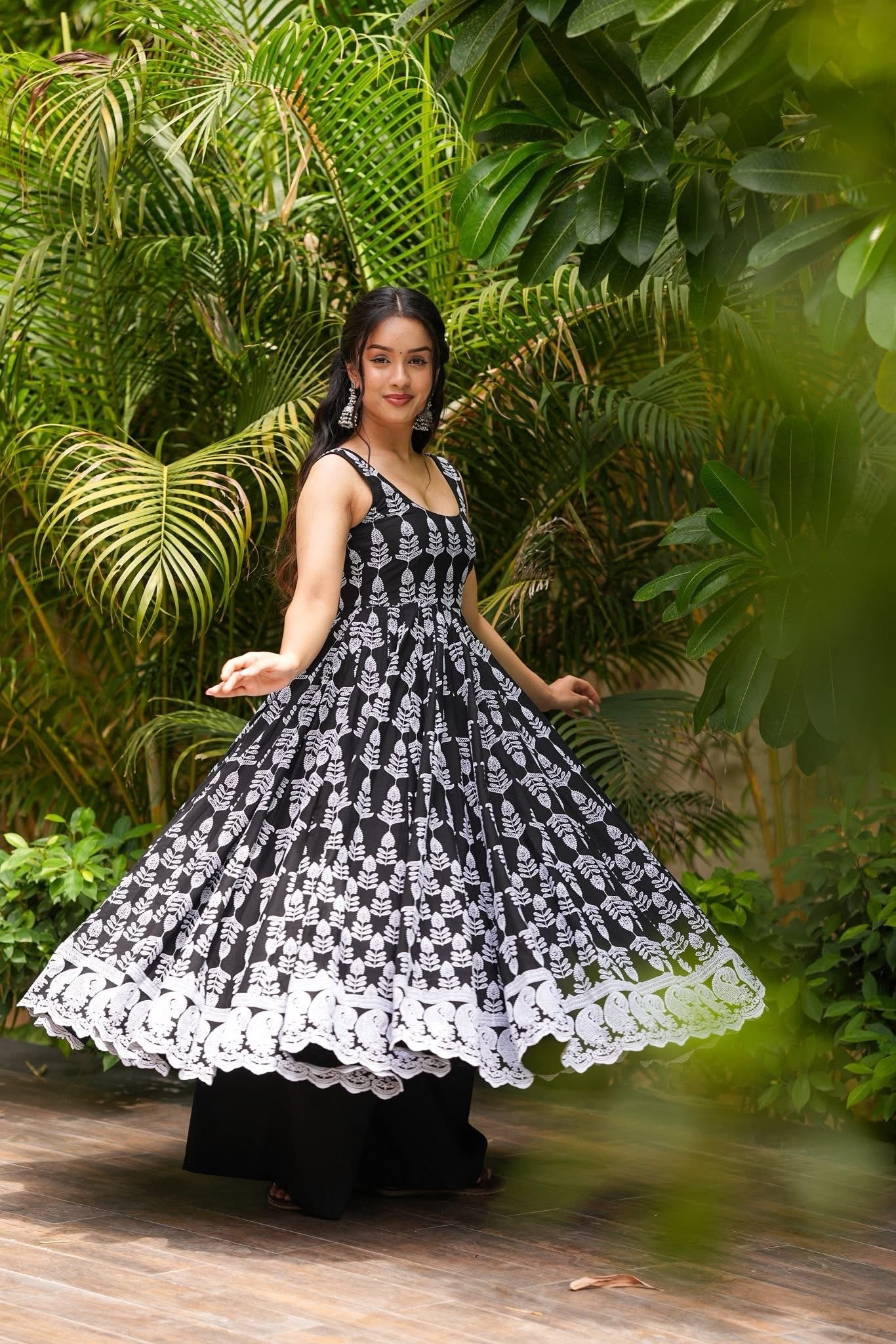 Siyaahi Black Kurta Palazzo Set