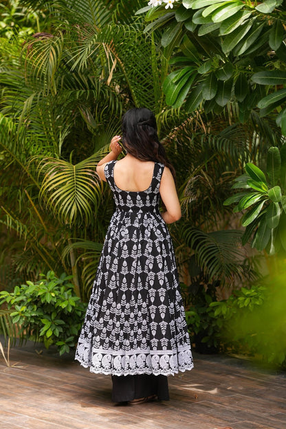 Siyaahi Black Kurta Palazzo Set