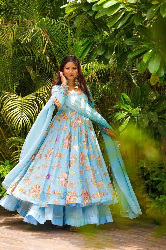 Neelaya Organza Suit Set