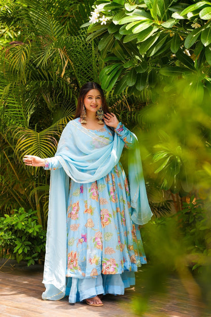 Neelaya Organza Suit Set