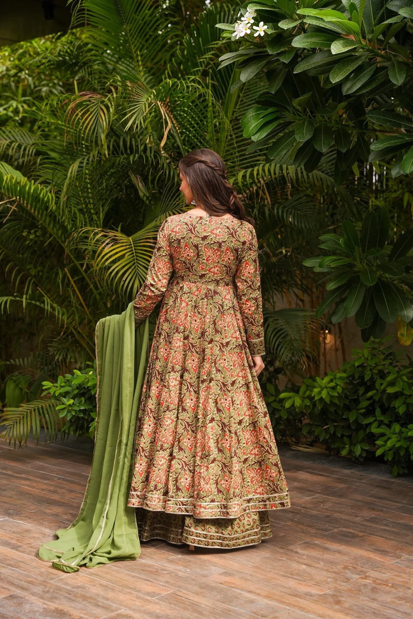 Floral Rustique Cotton Suit Set