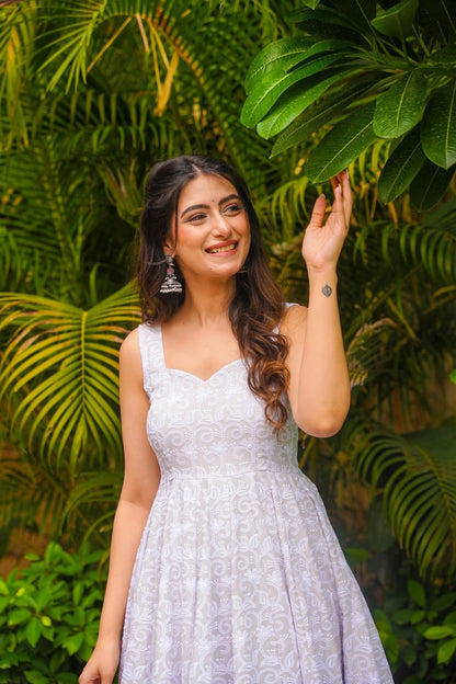 Aira White Kurta Palazzo Set