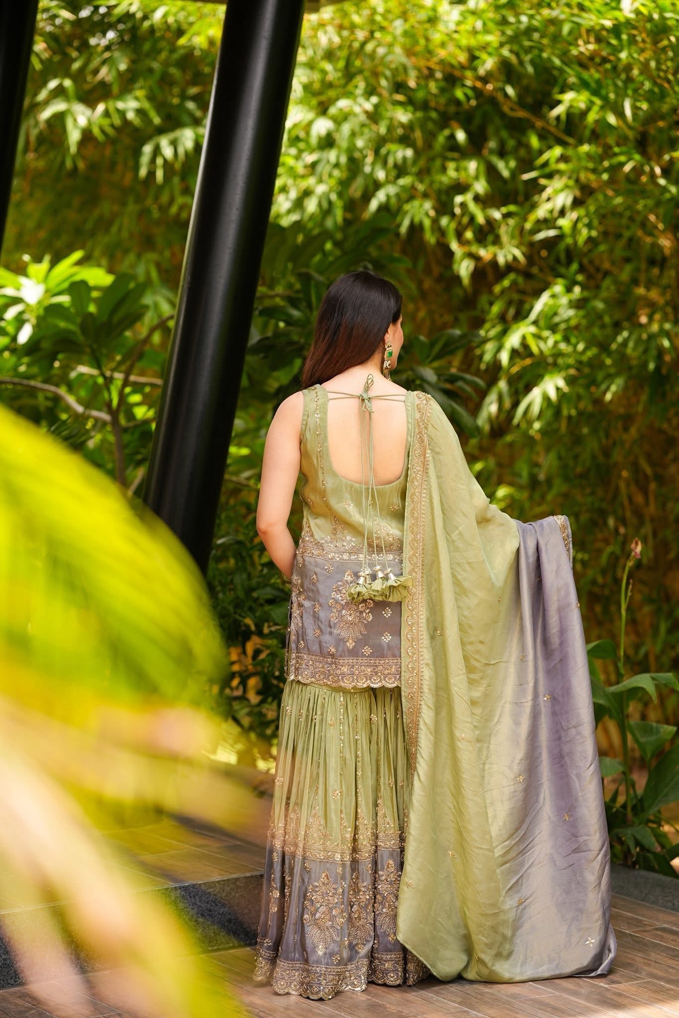 Saisha Cosmos Sharara Set