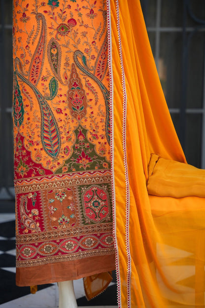 Tirtha Unstitched Suit Set