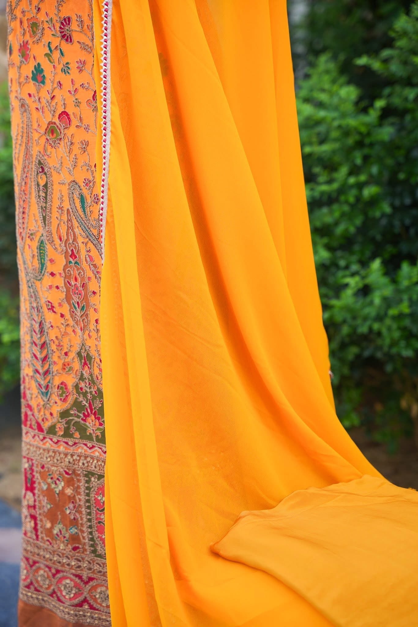 Tirtha Unstitched Suit Set