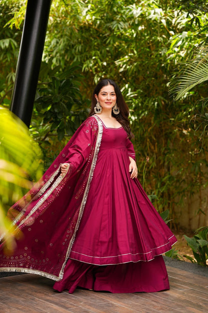 Soraya Sangria Suit Set