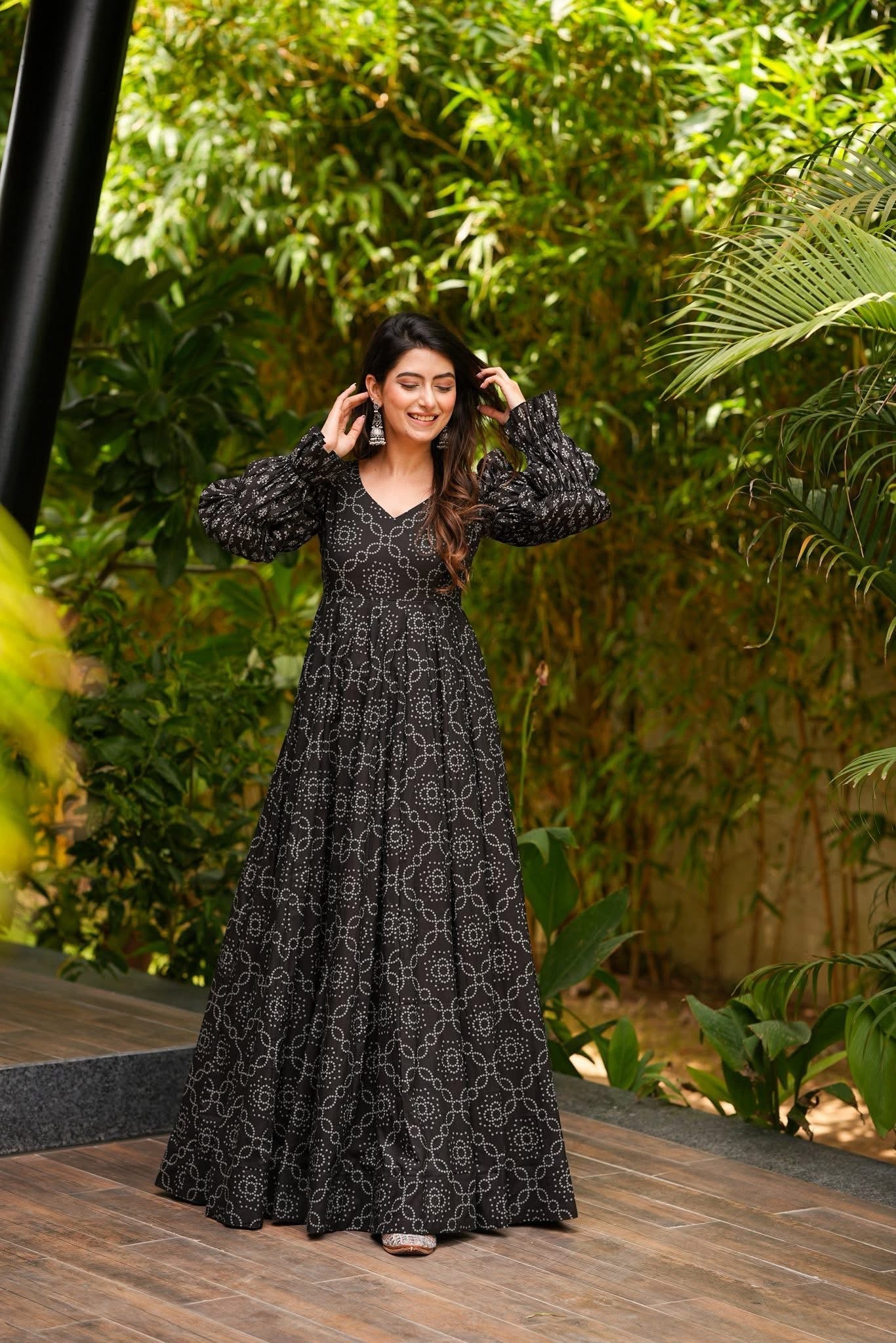 Scarza Black Maxi Dress